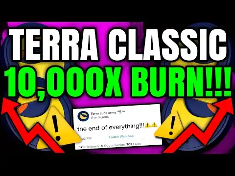 IT�S ALL COMING TO AN END!!!! TERRA LUNA CLASSIC BURNS EVERYTHING!!! Luna Price Prediction (10,000x)