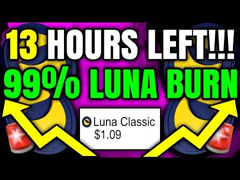 WE FINALLY DID IT!!!! TERRA LUNA CLASSIC ABOUT TO HIT A DOLLAR!!! BURNING 99% LUNA SUPPLY!!! (100%)