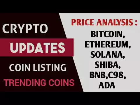 🔴 Bitcoin, Shiba, Ethereum, Solana, Ada, BNB, C98 Coin Analysis | Coin Listing | Trending Coins