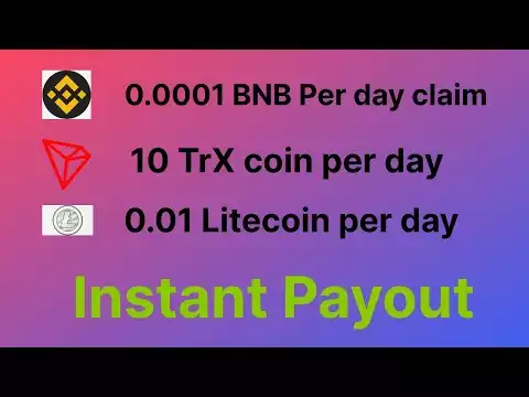 BNB coin || Tron coin || Litecoin || free faucet claim instant without investment with proof
