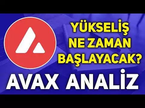 AVAX COİN ANALİZ (Yükseli� Ne Zaman Ba�layacak?) Teknik Yorum - Son Dakika