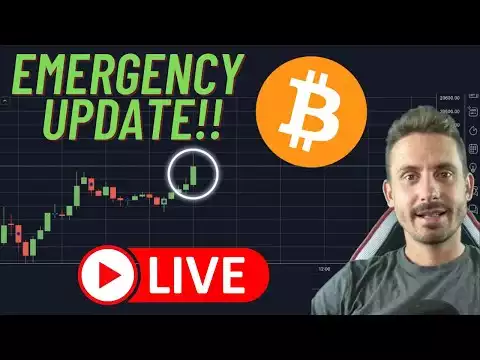 🚨EMERGENCY BITCOIN UPDATE! (Live Anlaysis)