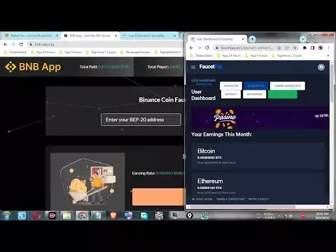 How To Mine Free BINANCE BEP20 BNB At Binance Coin Faucet And Withdraw At FaucetPay