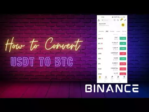 Binance : Convert Currencies with each other ( USDT to BITCOIN/ETH/BNB)