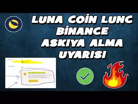 LUNA COİN LUNC BİNANCE ASKIYA ALMA UYARISI #luna #lunc #lunacoin #bitcoin #cyrpto