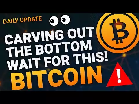 CARVING OUT THE BOTTOM WAIT FOR THIS!!! - BTC PRICE PREDICTION - BITCOIN ANALYSIS!