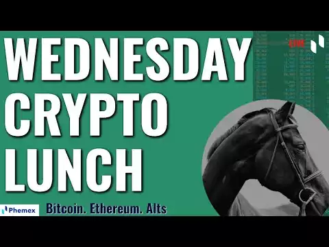 Wednesday Crypto Lunch Break - Live [Trading the Bitcoin, Ethereum, Alts]