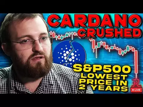 Bitcoin LIVE : Cardano (ADA) Massive Breakdown, Stocks 2 Year Lows