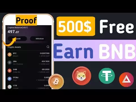 Claim Free bnb coin $500 Proof Earn free Crypto mining earn BTC / USDT & BNB 2022 new Site