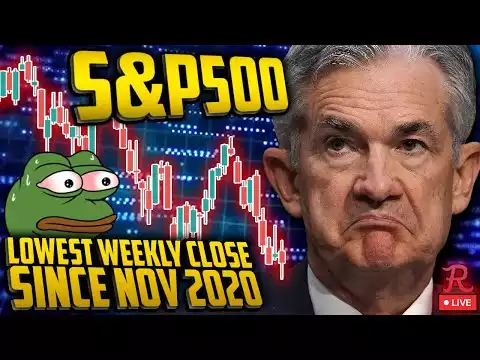 Bitcoin LIVE : S&P 500 LOWEST WEEKLY CLOSE IN 2 YEARS! BTC SKETCH AF