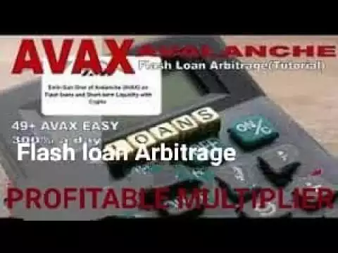 How to Earn AVAX COINS using a Simple CODE | AVAX Flash Loans Arbitrage.