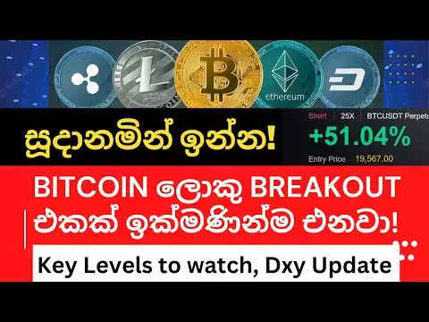 Bitcoin - Get ready for this big Breakout! - Dxy Update - Technical Analysis - Sinhala