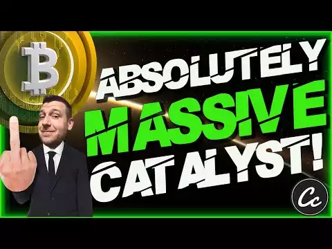 ABSOLUTELY MASSIVE CATALYST FOR BITCOIN AND CRYPTO!