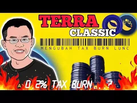 TERRA LUNA CLASSIC 0.2% TAX BURN ⁉️