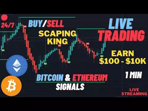 Live BTC/ETH Signals | Bitcoin /Ethereum Signal | How To Earn $100-$10k Daily |  Scalping King #live
