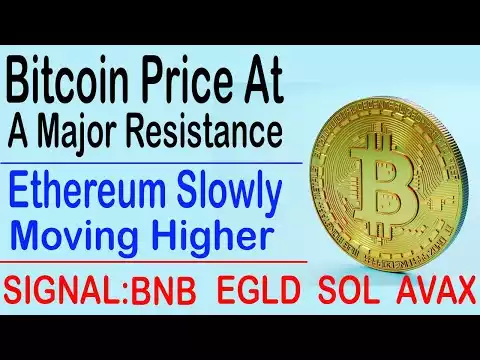 Bitcoin Price At A Major Resistance | Ethereum Slowly Moving Higher | BNB SOL AVAX Price Analysis