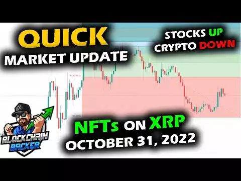 Lightning Fast Market Update, NFTs on XRP THIS MONTH, Bitcoin and Altcoin Market Down with Stocks Up