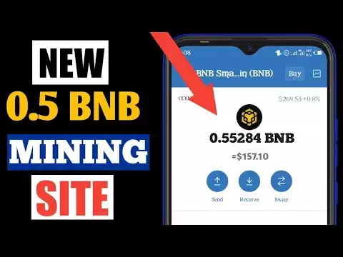 How To Mine Free 0.5 BNB Coin | New BNB Coin Mining Site | Withdraw Proof