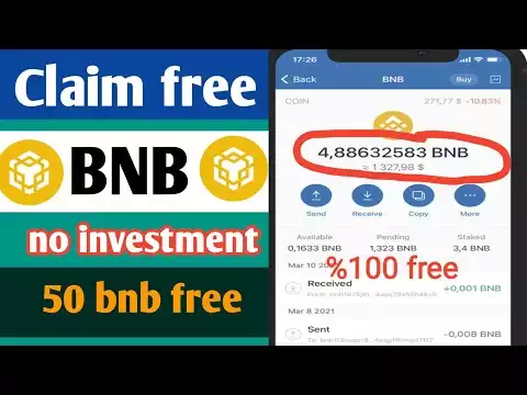 Free BNB Airdrop - Claim Free 50BNB In Trust Wallet - Free Airdrop Token | No Investment💰