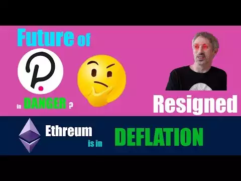 Bitcoin Volatility at All time LOW | PolkaDOT CEO stepped DOWN | Ethereum is Deflationary