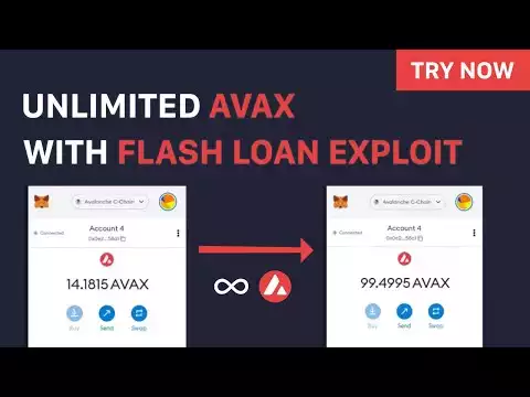 Crypto AVAX Flash Loan Attack Trick | How to make 20 AVAX a day | Powered by Avalanche.