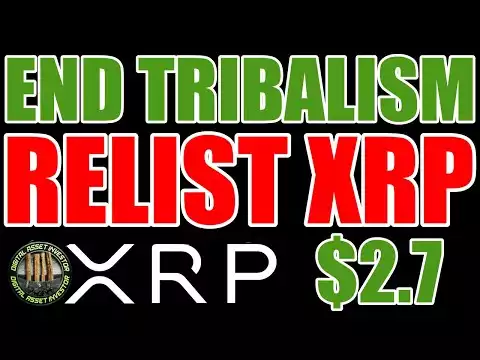 End Tribalism Coinbase! Relist XRP #ripple #xrp #bitcoin #ethereum #xrpnews