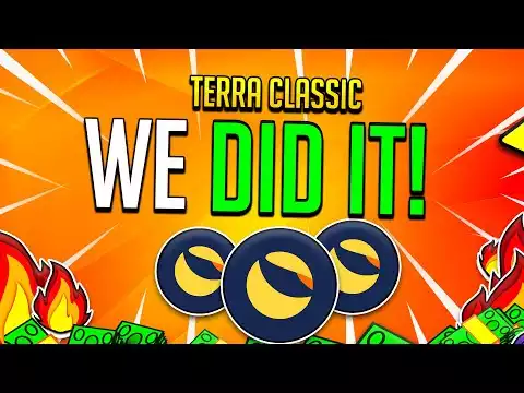 TERRA CLASSIC WE FINALLY DID IT! - LUNC NEWS Today