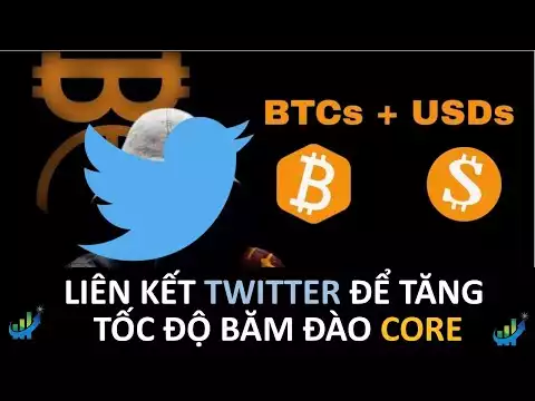 Liên kết Twitter để tăng tốc độ băm Đào CORE #bitcoin  #coin #core