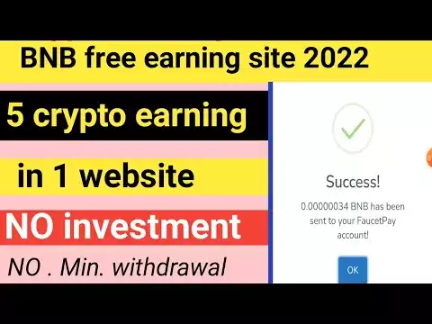 BNB free earning site | crypto  free earning site | btc earning | ltc earning | solana earning