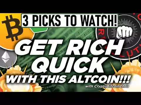 3 ALTCOINS PICKS TO WATCH! BITCOIN WILL GIVE THE SIGNAL! BOTS ARE PROGRAMMED TO BUY THIS ALT SIGNAL!
