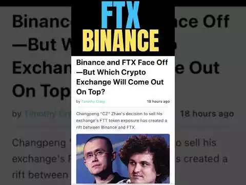 BINANCE VS FTX� Why Is Bitcoin Down Today� #bnb