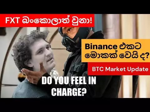 FTX Files for Bankruptcy - What's going on with Binance? - Bitcoin Update - Sinhala