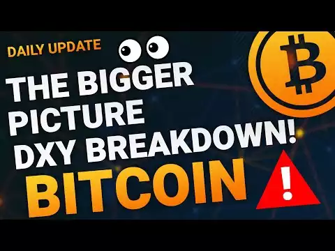 BITCOIN BIGGER PICTURE AND THE DXY BREAKDOWN - 2023 BTC PRICE PREDICTION - BITCOIN ANALYSIS!