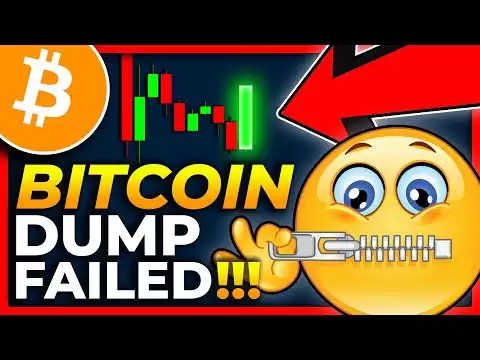 Bitcoin Dump Just FAILED!!!! [urgent] Bitcoin Price Prediction 2022 // Bitcoin News Today