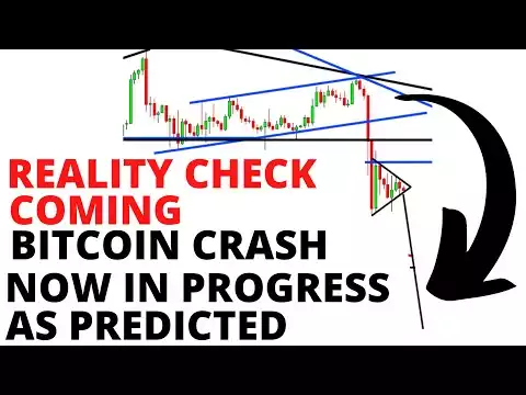A Bitcoin Reality Check Is Coming - BTC CRASH Now In Progress As Correctly Predicted!  Check Mate!!!