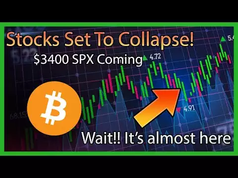 Stock Market COLLAPSE will drag bitcoin + ethereum down with it- BRUTAL AVALANCHE about to begin
