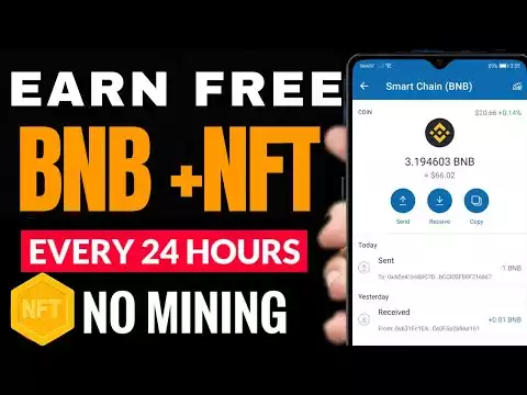 FREE BNB! Claim Free BNB +NFT on Trust Wallet | Free Bnb Website Without Investment | BNB Site