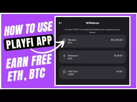 PlayFi Mining NetWork App: Earn Free Ethereum, Bitcoin & $PlayFi! (Tutorial)