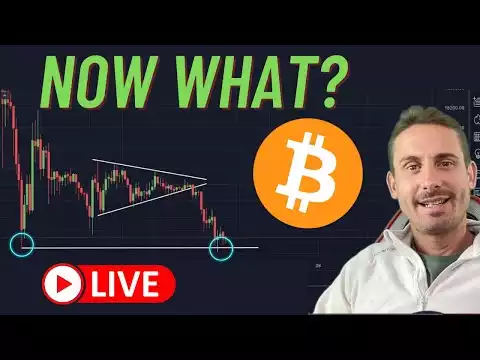 ⚠️WHAT NOW FOR BITCOIN AND CRYPTO? (Live Analysis)