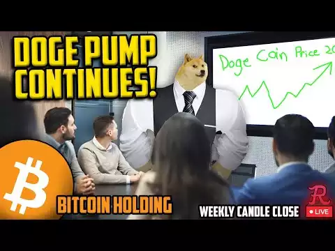 Bitcoin LIVE : DOGE MASSIVE BREAKOUT! BTC WEEKLY CANDLE CLOSE