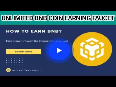 Binance (BNB) Faucet Site || Every O Minute Claim || Every Claim 5000000 Coin |l Instant Payment🤑
