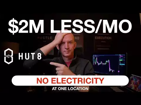 BITCOIN MINER HUT 8 NO ELECTRICITY AT ONE FACILITY! $2 MILLION MONTHLY REVENUE LOST!