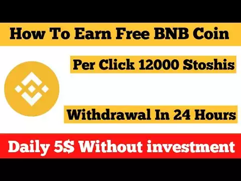 Earn free bnb coin without any investment| #howtoearn #bnb