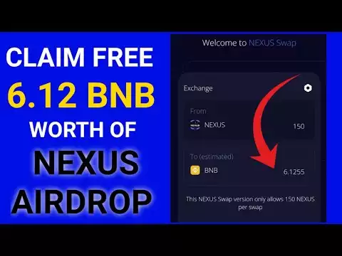 Claim Free 6.12 BNB Coin Worth Of Nexus Airdrop On Trust Wallet