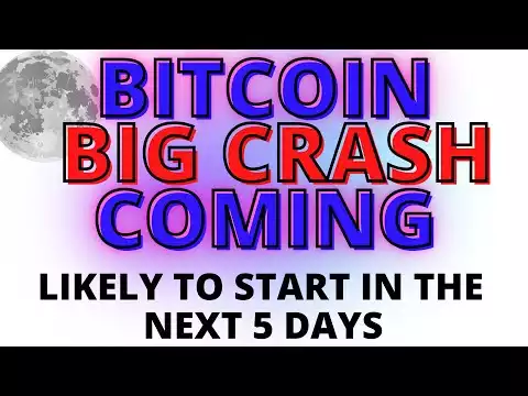 Big Bitcoin  (BTC) CRASH Coming!   It Will Likely Start In The Next 5 Days! Possibly Tomorrow