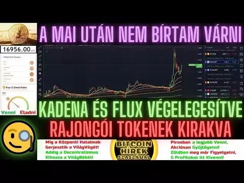 Bitcoin Hírek (1136) - Kadena és Flux Véglegesítve � Rajongói Tokenek Kirakva