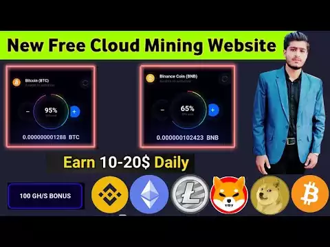 New Free Cloud Mining Site! Mine [BNB Coin, Bitcoin, ETH, TRX, LTC] Without Investment