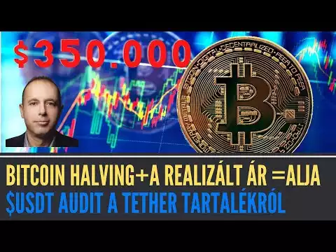 Kripto Hírek I Bitcoin Halving+Realizált Ár= Az Alja I $350.000 5 �ven Belül I $USDT Tartalék Audit