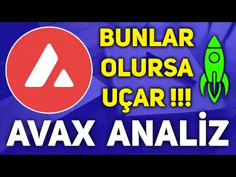 AVAX COİN ANALİZ (Bunlar Olursa Sert Yükselir!) Teknik Yorum - Son Dakika