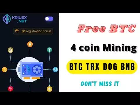 sign up bonus 6 dollar free coin mining  BTC TRX BNB TRX